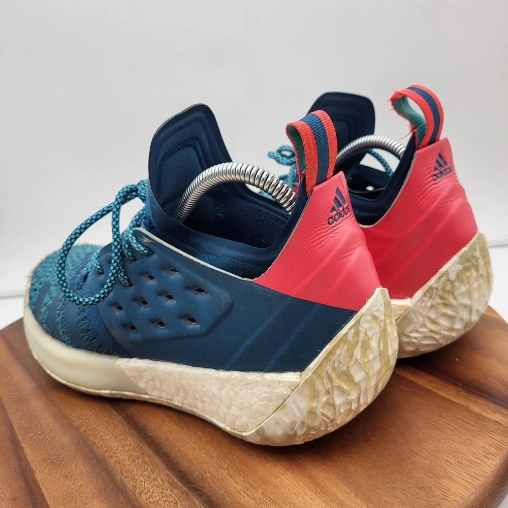 Adidas Harden‎ Vol 2 Sneakers Mens Size 8.5 James Boost Blue Shoes AH2216